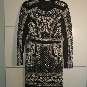 Black bebe dress NYE hit